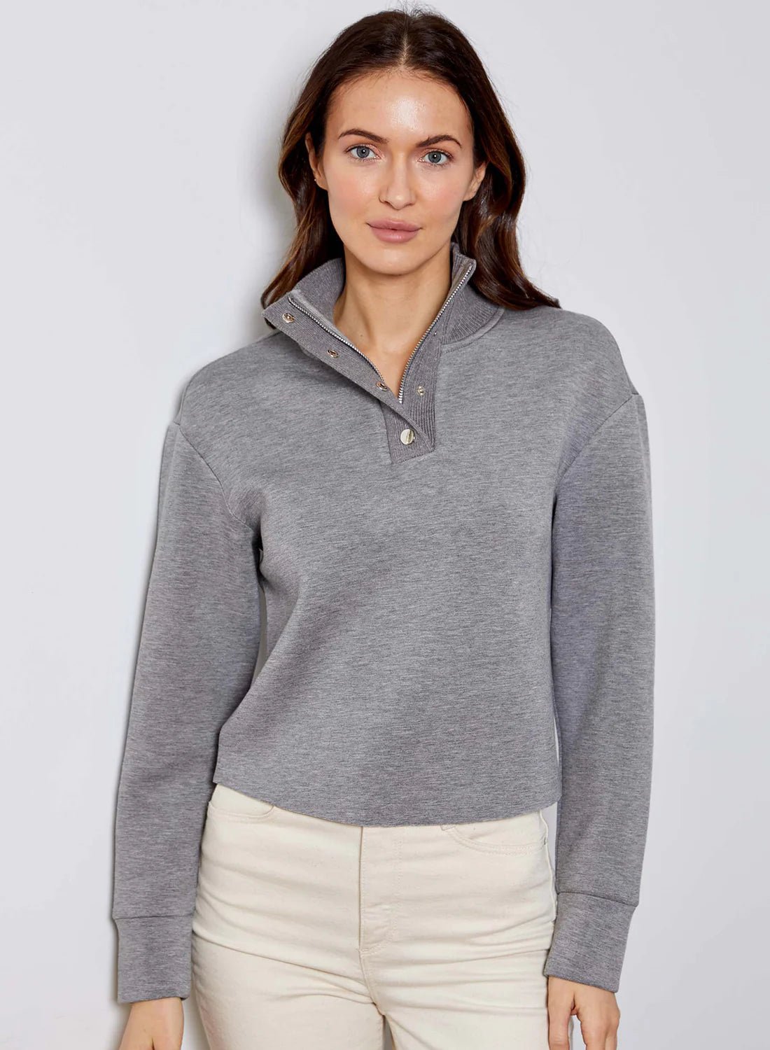 DH Myra Top Heather Grey