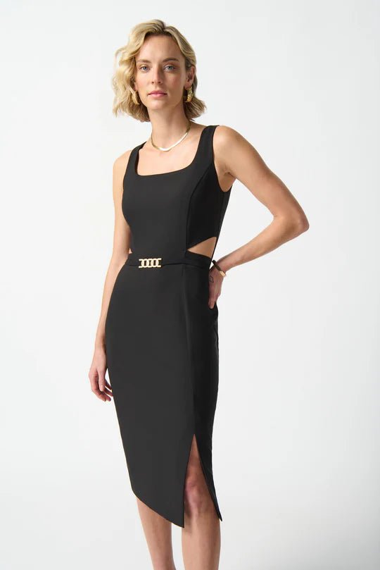 Joseph Ribkoff Lux Twill Sheath Dress 242101