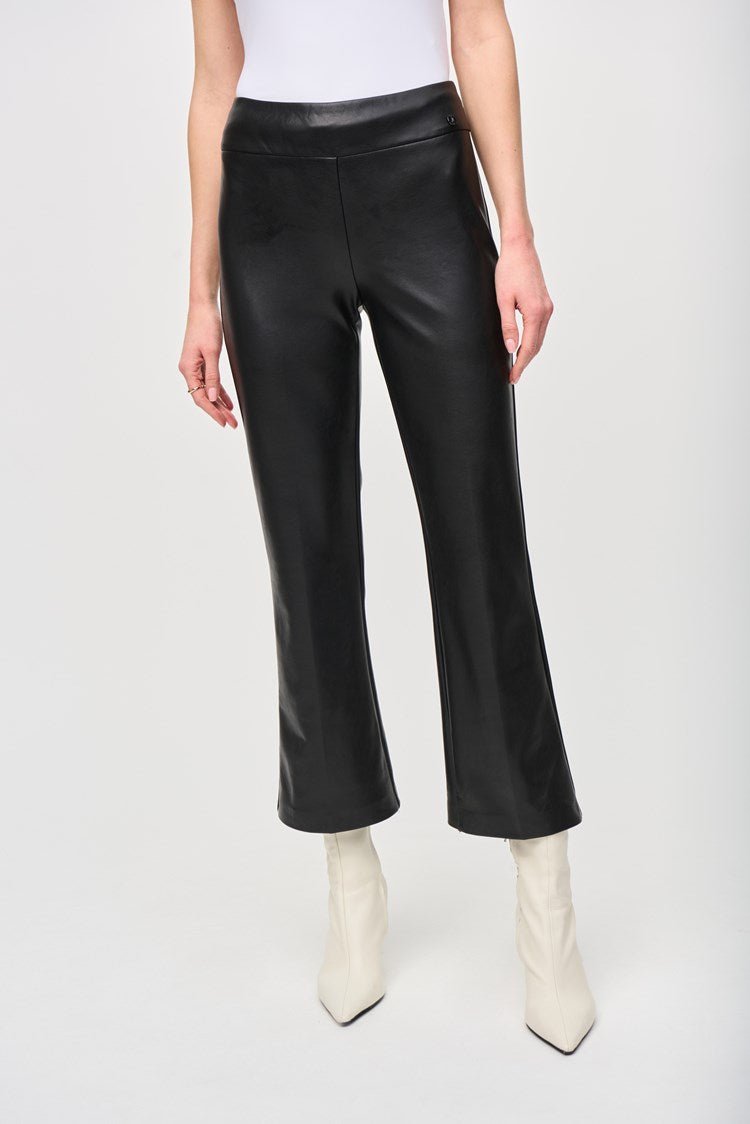 Joseph Ribkoff Leatherette Flared Pull-On Pants 243260