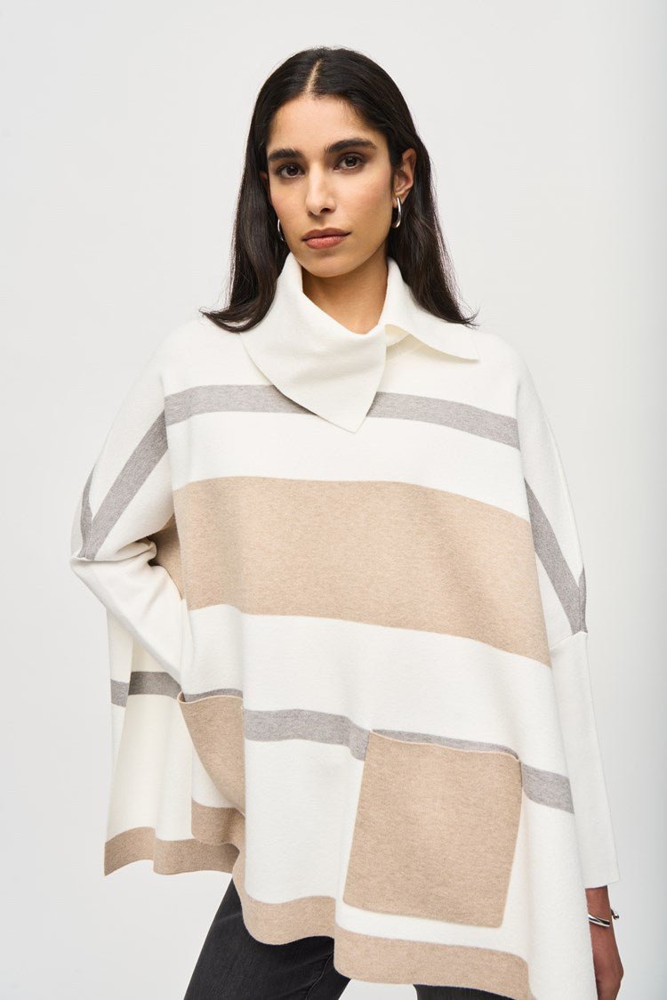 Joseph Ribkoff Sweater Knit Poncho 243951