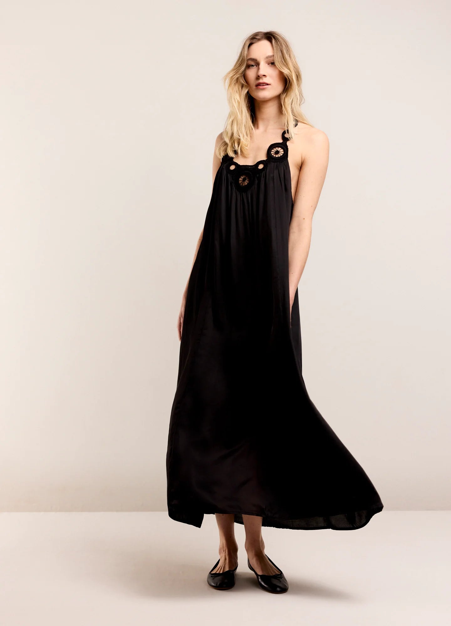 Summum Satin Halter Dress