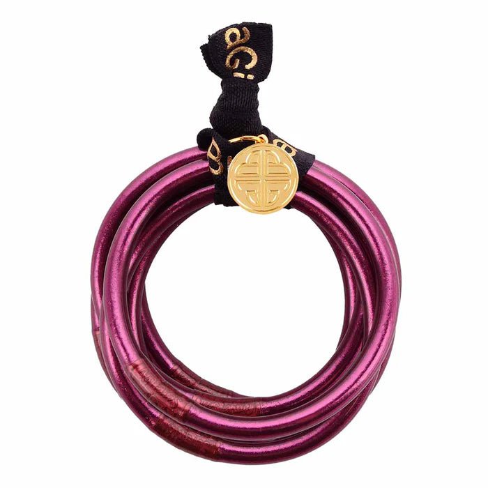 BuDhaGirl Amethyst Bangle Set