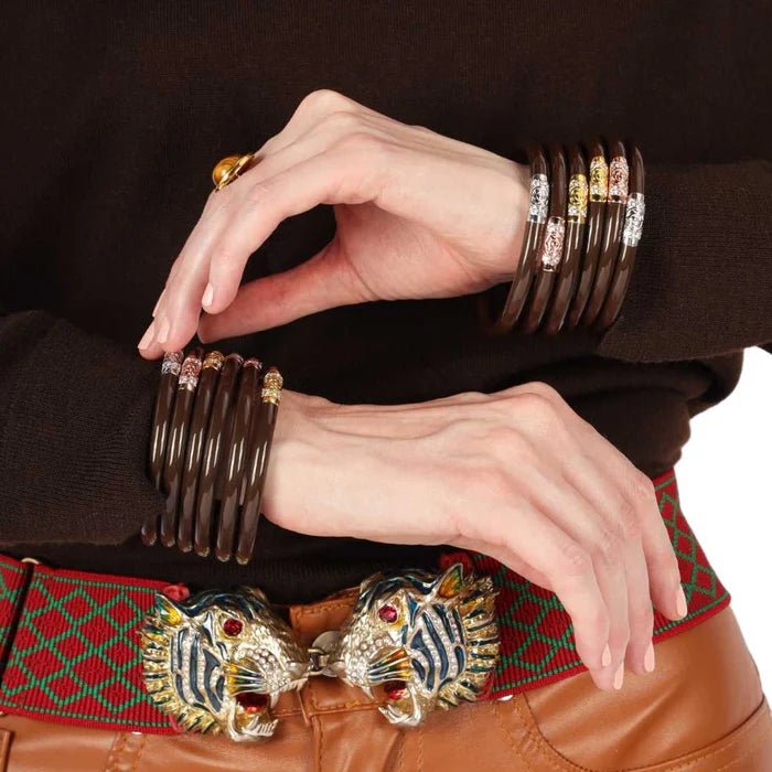 BuDhaGirl Chocolate Three Kings Bangles