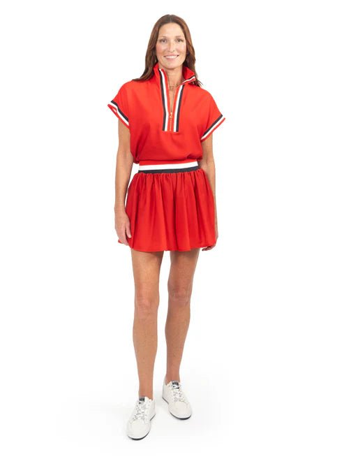 Emily McCarthy Red Varsity Swing Short