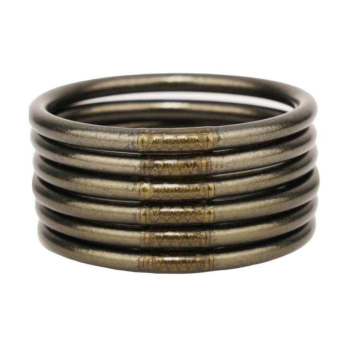 BuDhaGirl Flint Bangles set of 6