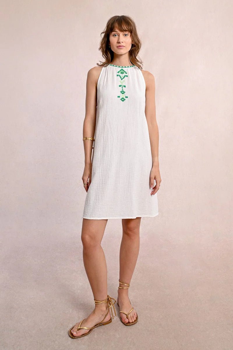 Molly Bracken White Gauze Dress