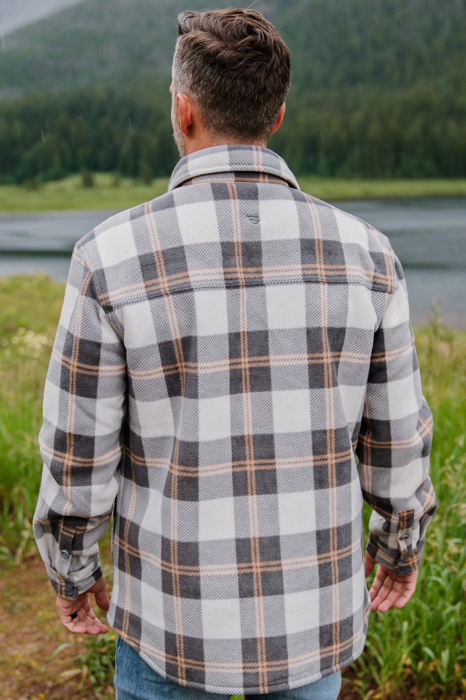 BURLEBO Coyote Plaid Shacket