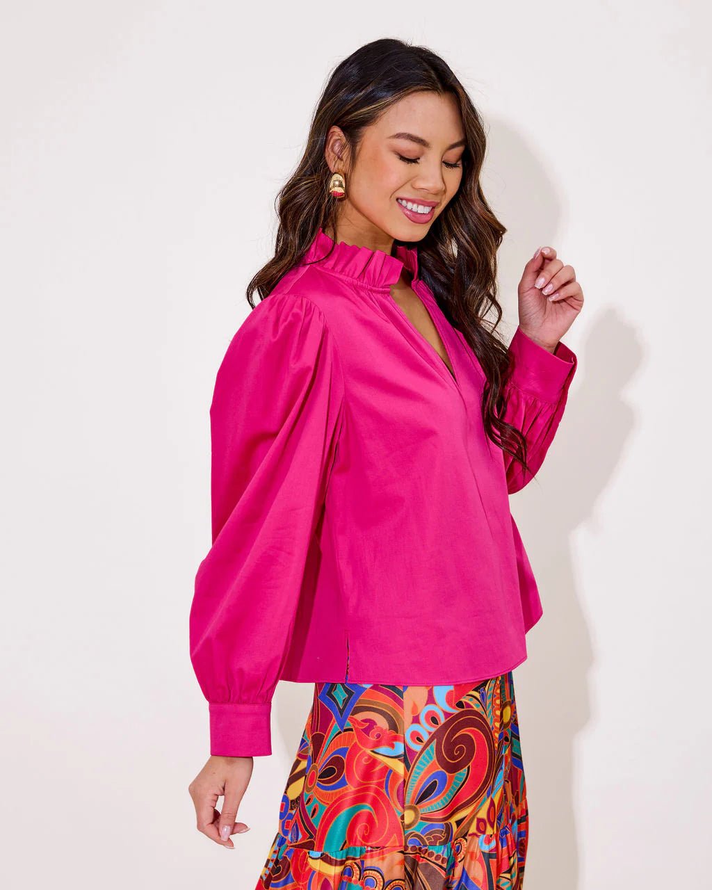 Alden Adair Phoebe Magenta Top