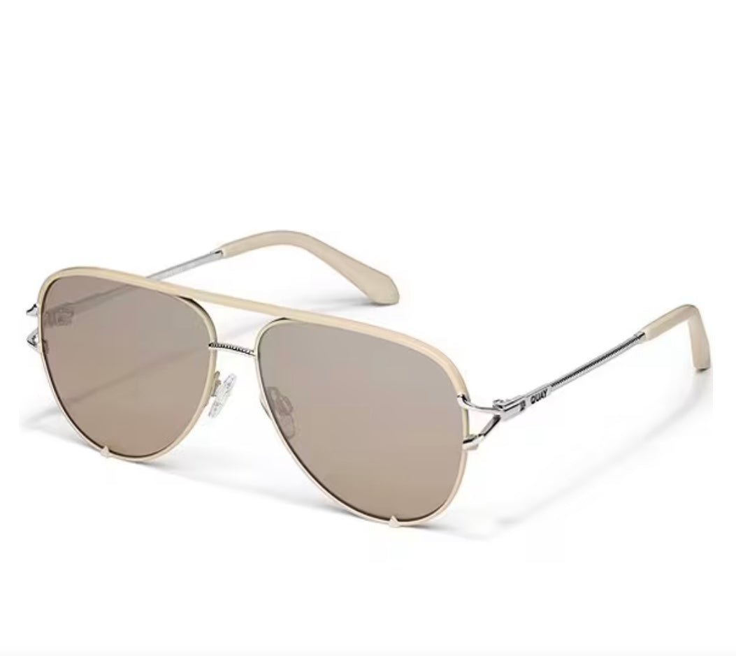 Quay High Key Twist Silver Champagne
