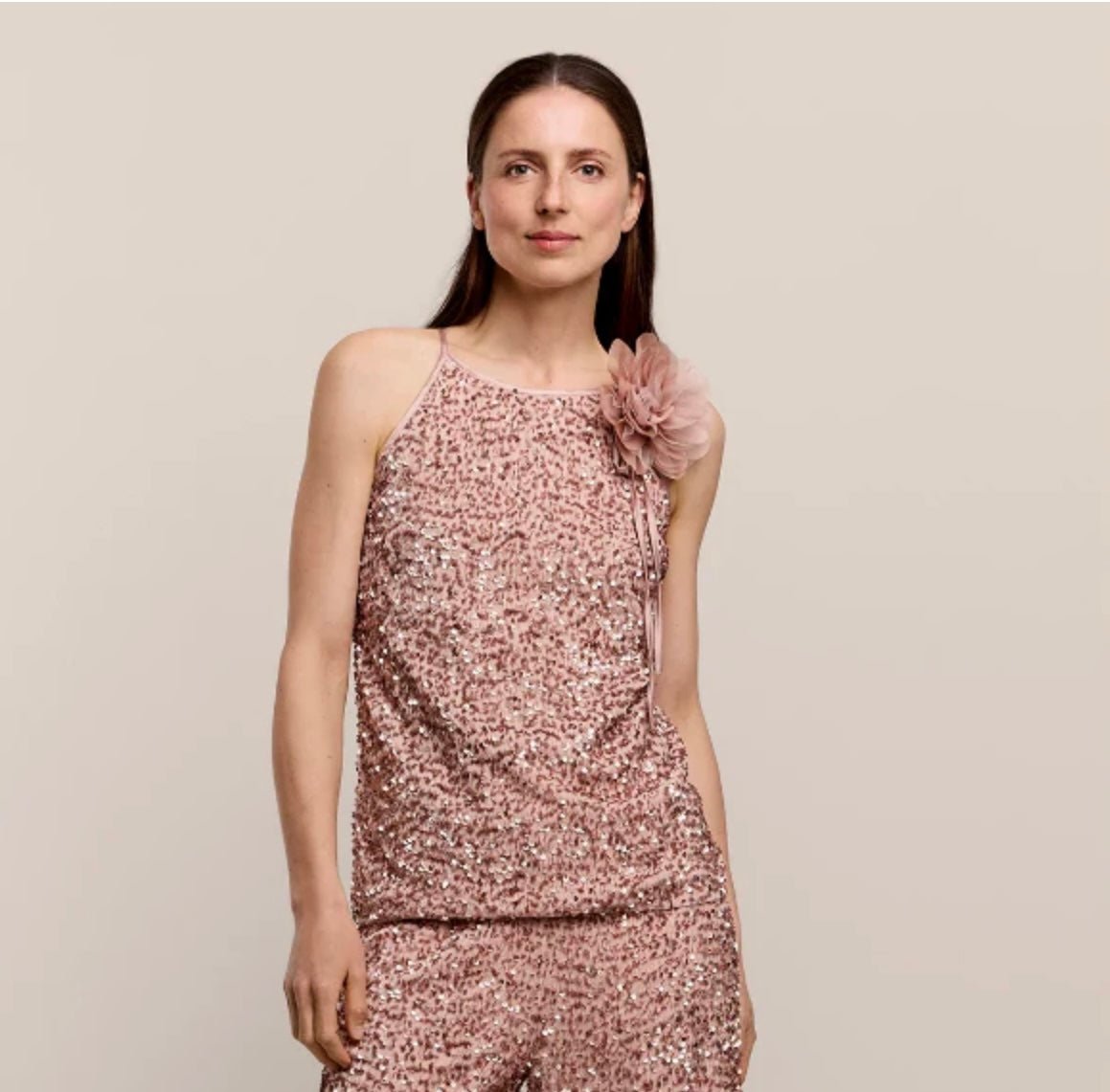 Summum Cava Sequined Top