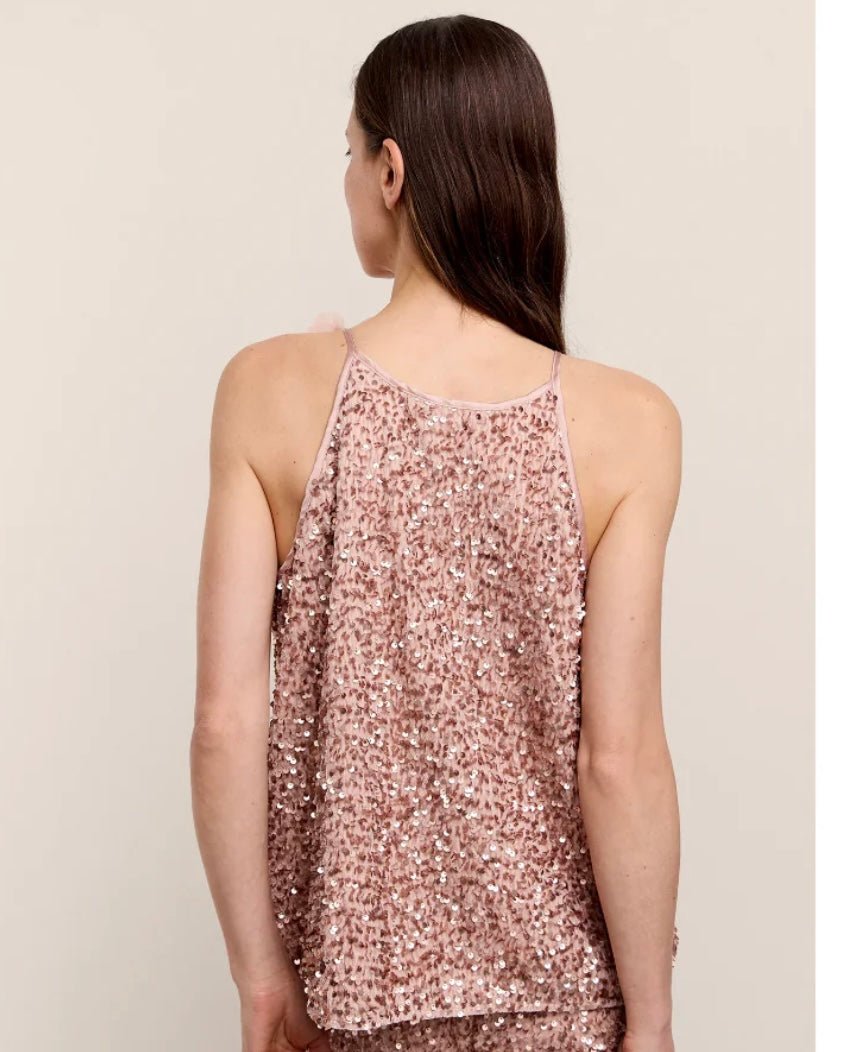 Summum Cava Sequined Top