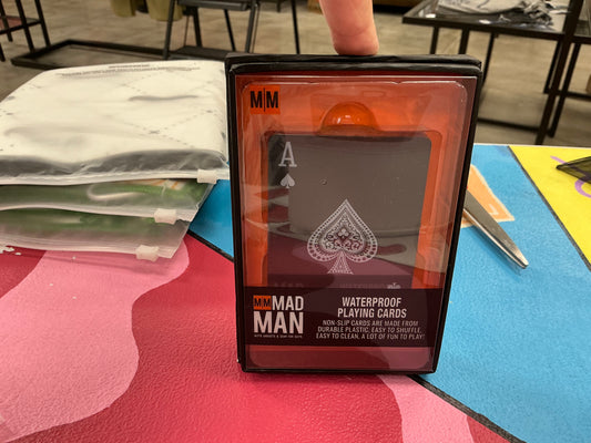 Mad Man Waterproof Playing Cards