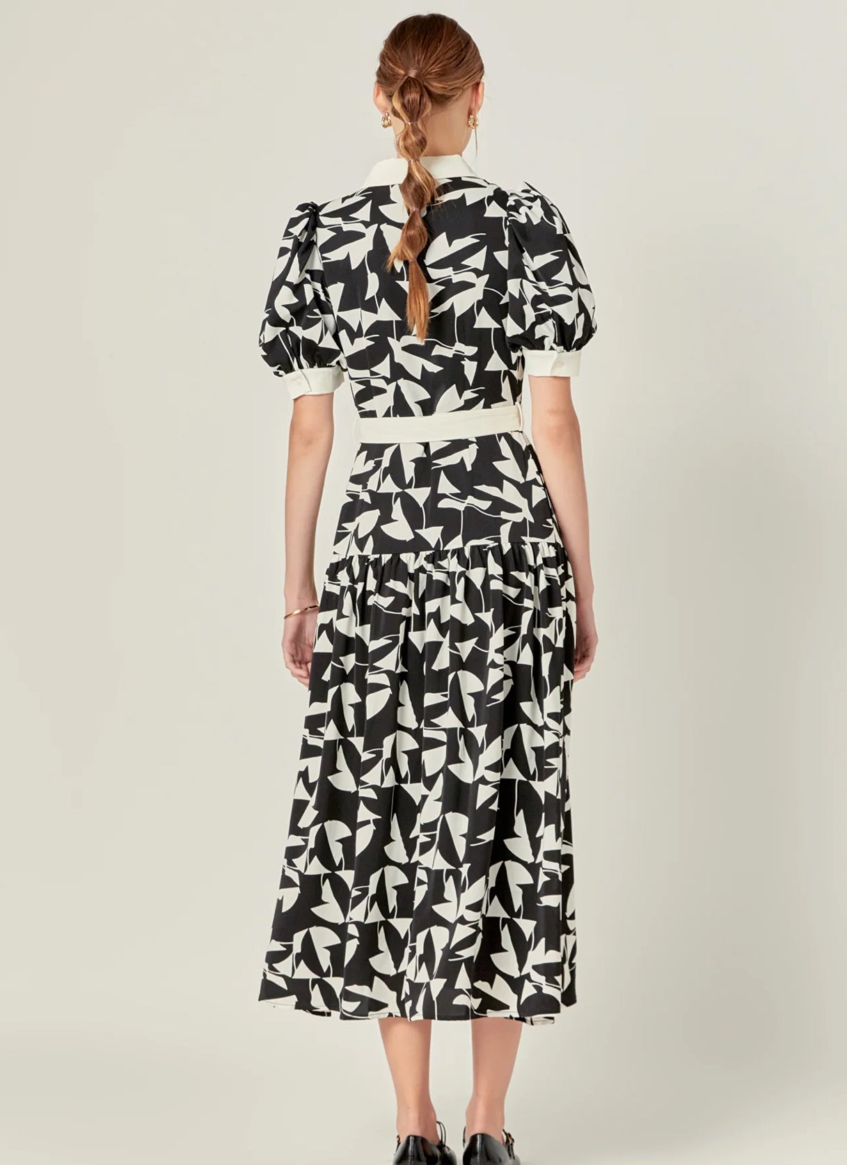 English Factory Printed Midi Dress