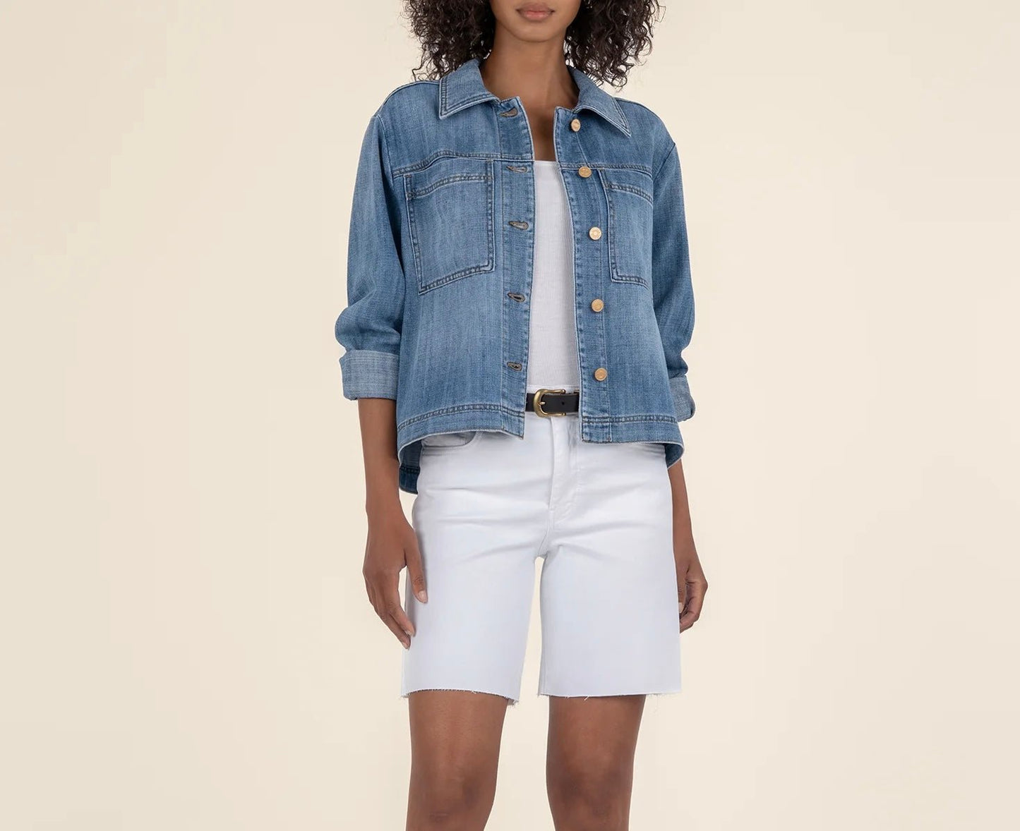 KUT From the Kloth Arya Denim Shirt Jacket