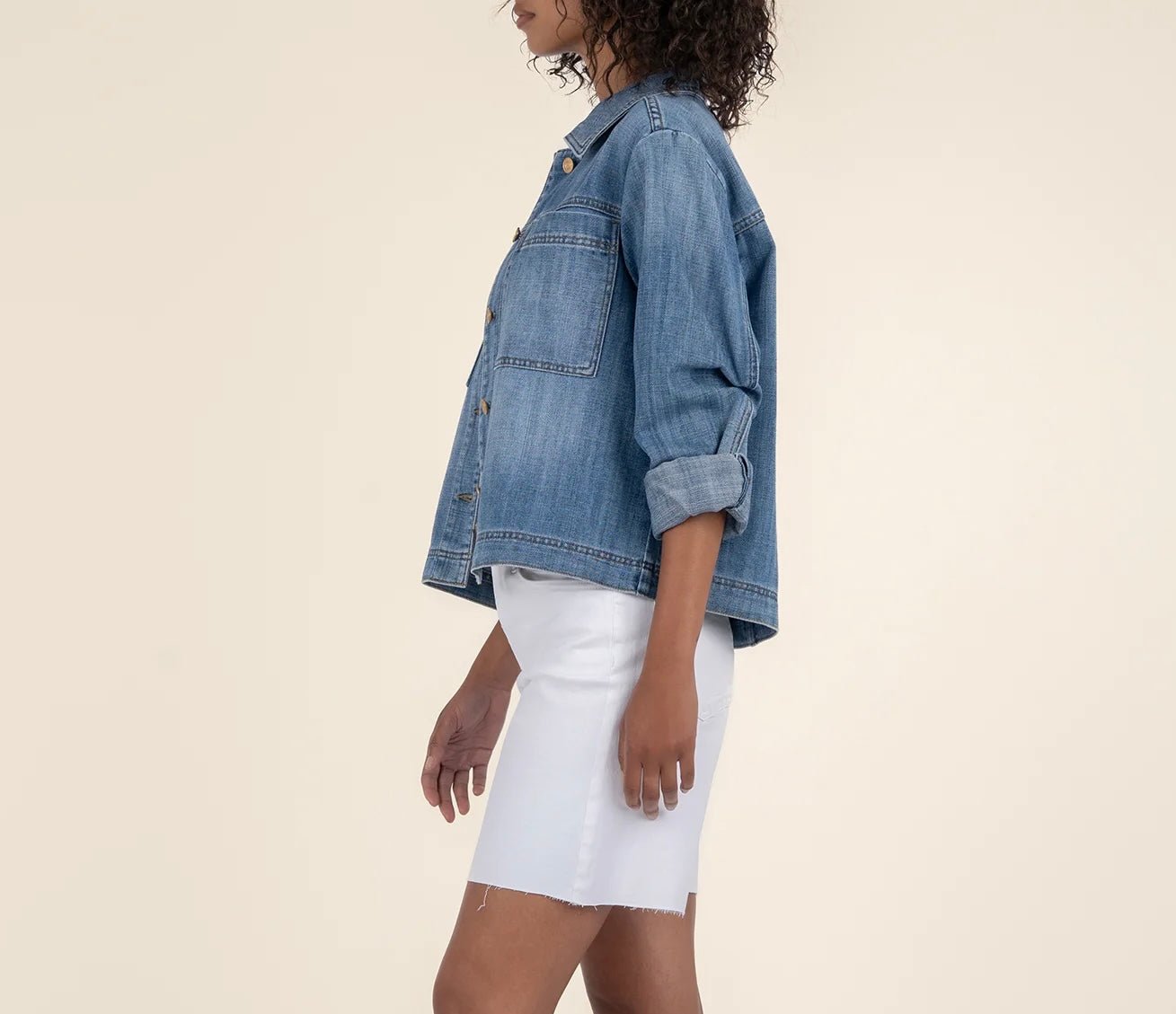 KUT From the Kloth Arya Denim Shirt Jacket