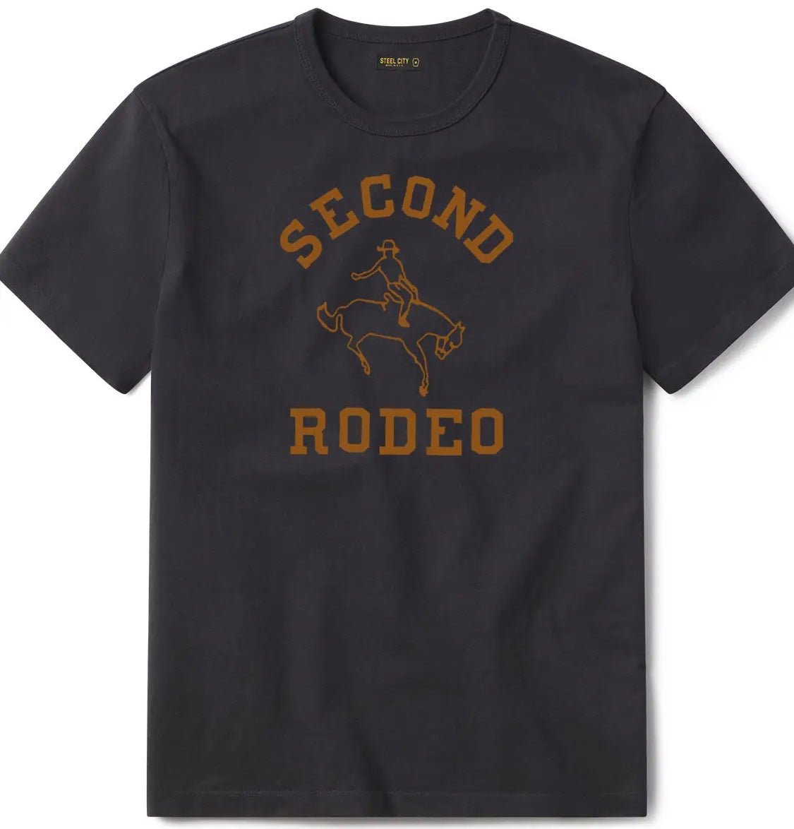 Steel City Men’s Second Rodeo Black T-Shirt