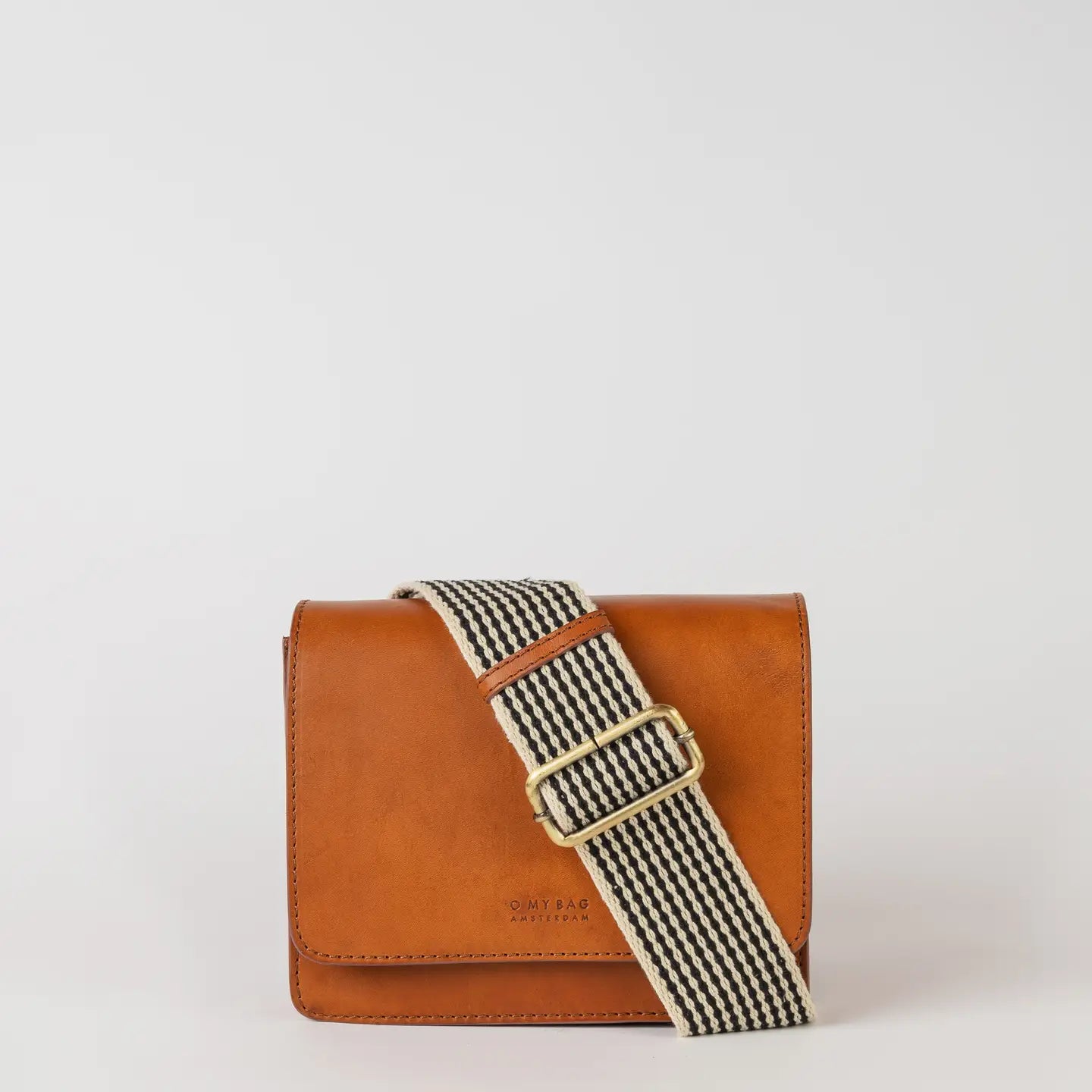 O My Bag Audrey Mini Crossbody in Cognac