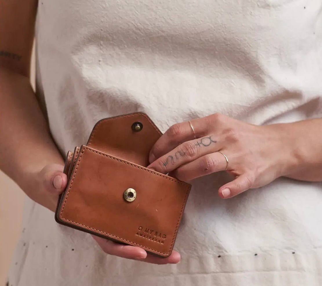 o My Bag Harmonica Wallet in Cognac