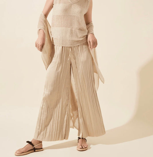 Lysse Packable Pleated Palazzo Pant