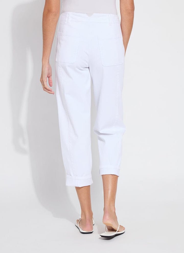 Lysse Winslet Cuffed Barrel Crop Denim Pant