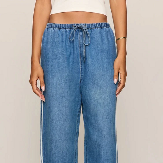 Z Supply Sidelines Denim Track Pant