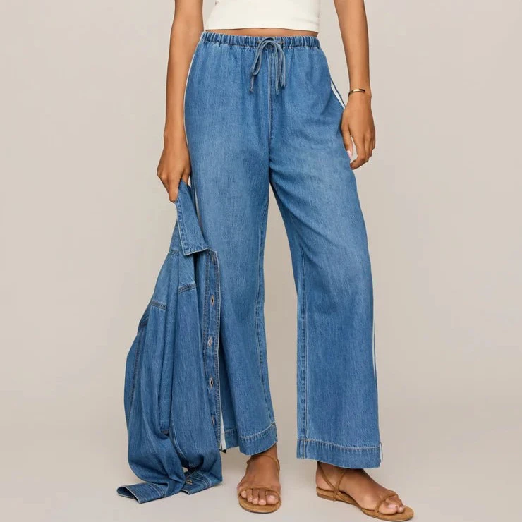 Z Supply Sidelines Denim Track Pant