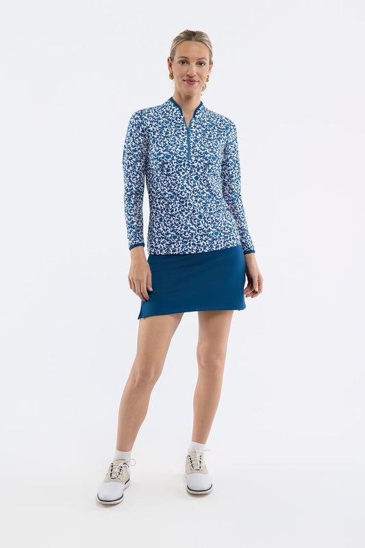 Smith & Quinn Carey Quarter Zip in Porcelain Floral