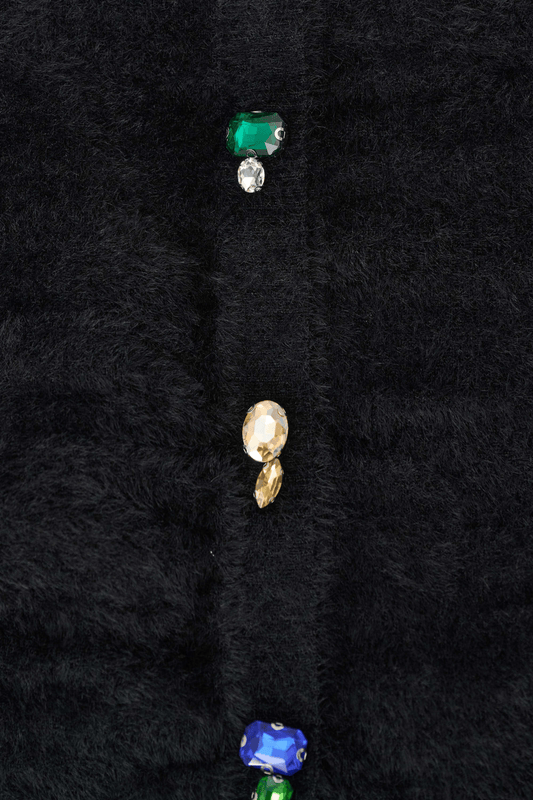 JR Bejeweled Crewneck Cardigan 264924 - AtelierCardigan WomenJoseph Ribkoff