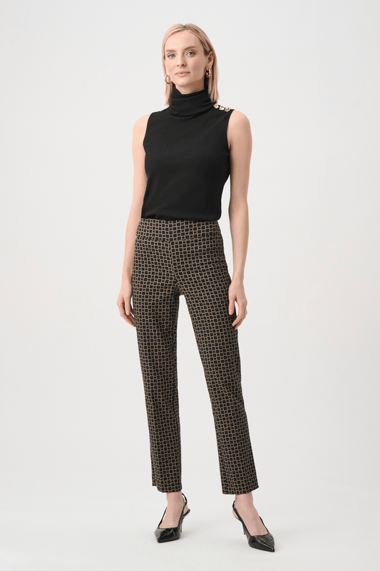 JR Geometric Jacquard Straight Pull On Pant 263138