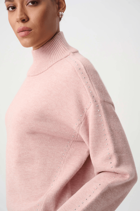 JR Embellished Turtleneck Sweater 264934
