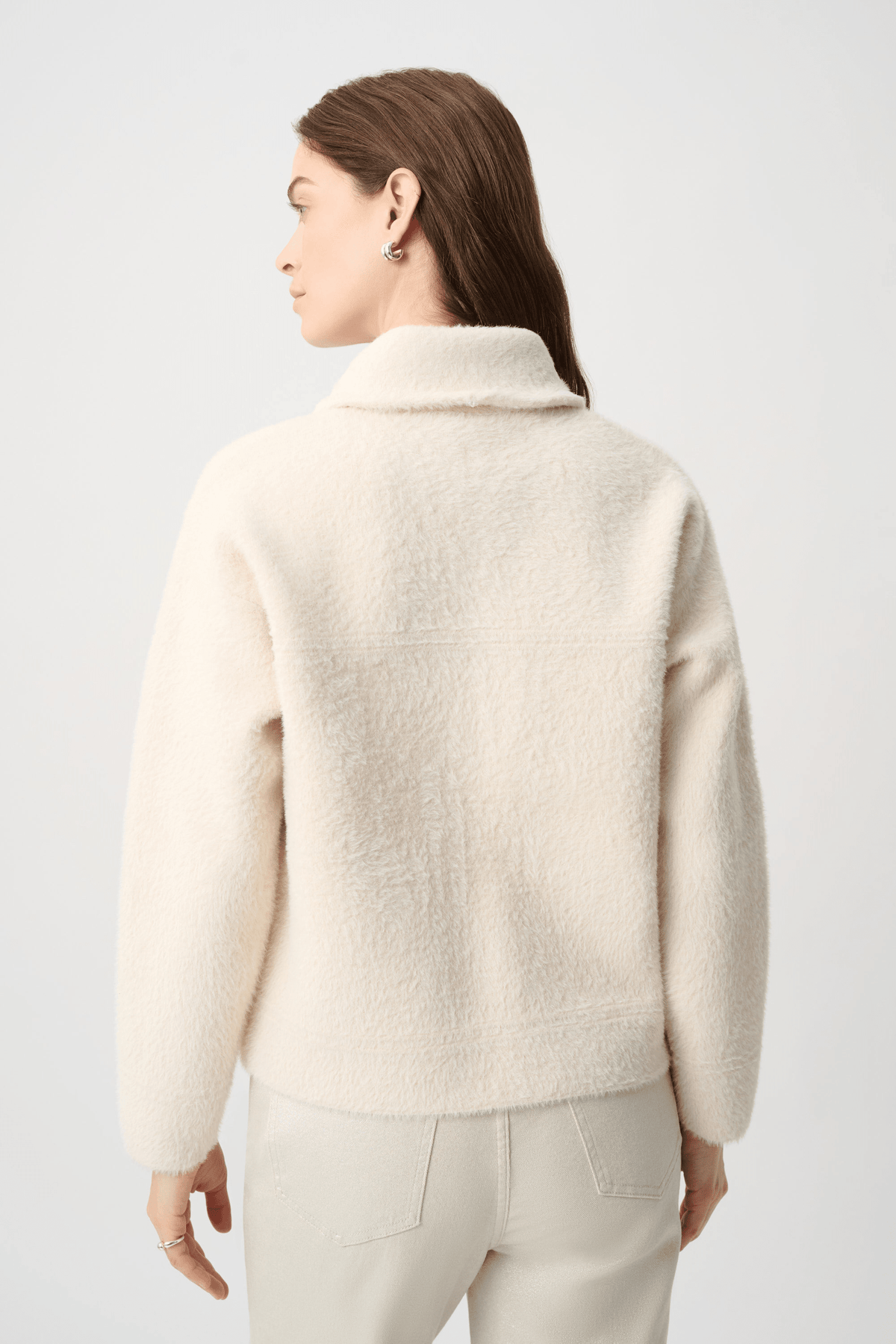 JR Detachable Faux Fur Collar Jacket 264920