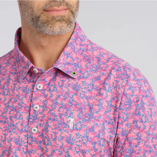 WIlliam Murray Floral Golf Polo