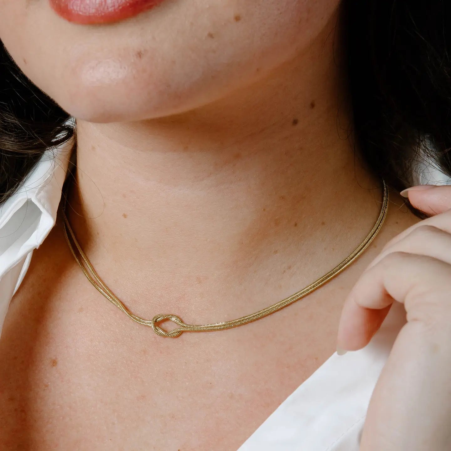 Vincent Tie The Knot Necklace