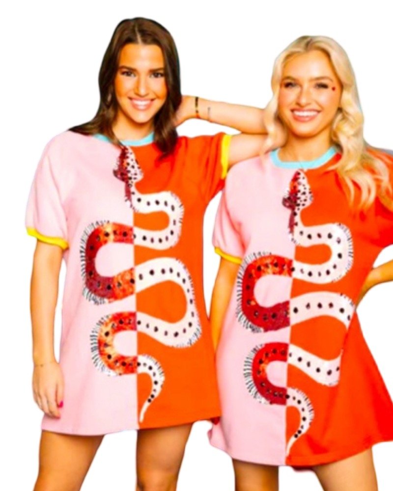 Queen of Sparkles Snake Dress