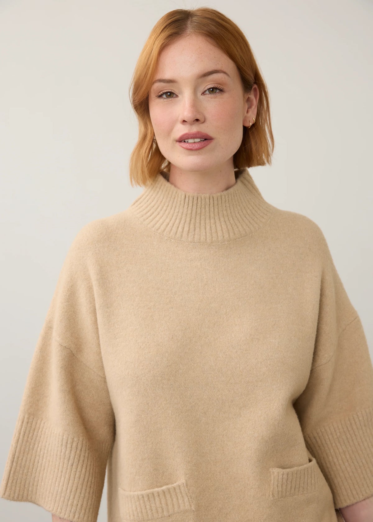 FDJ Mock Neck Sweater