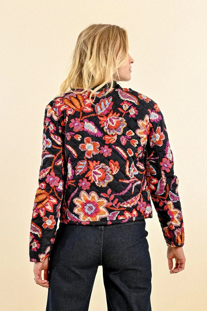 Molly Bracken Quilted Floral Jacket