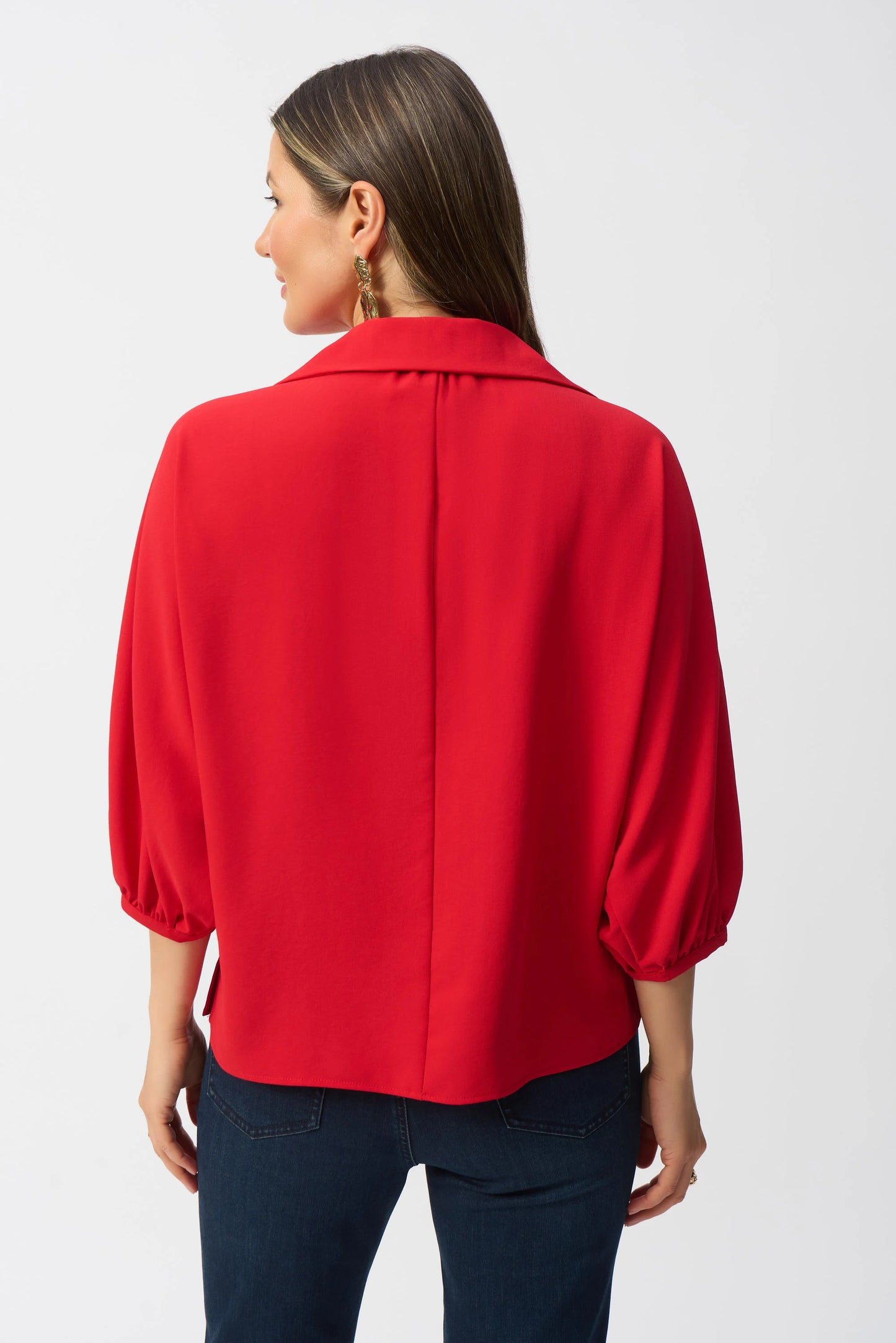 Joseph Ribkoff Boxy Collard Top 251116