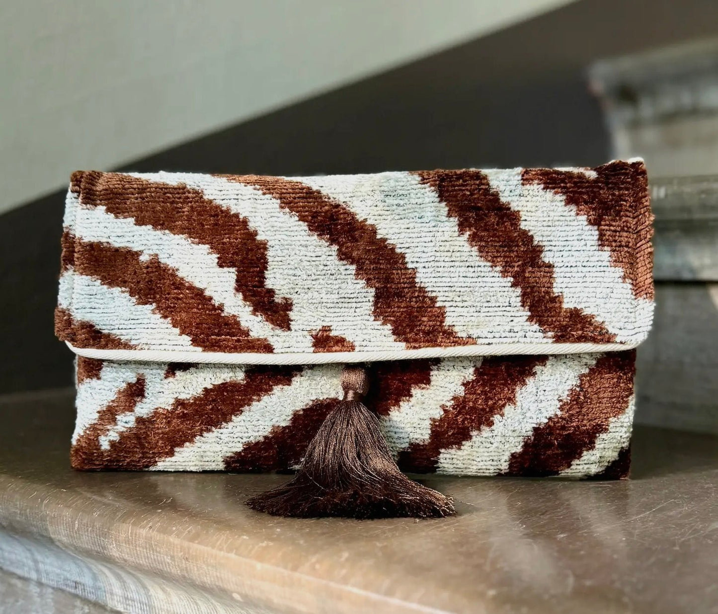 Mila Miro Cap D'ail Clutch Handbag