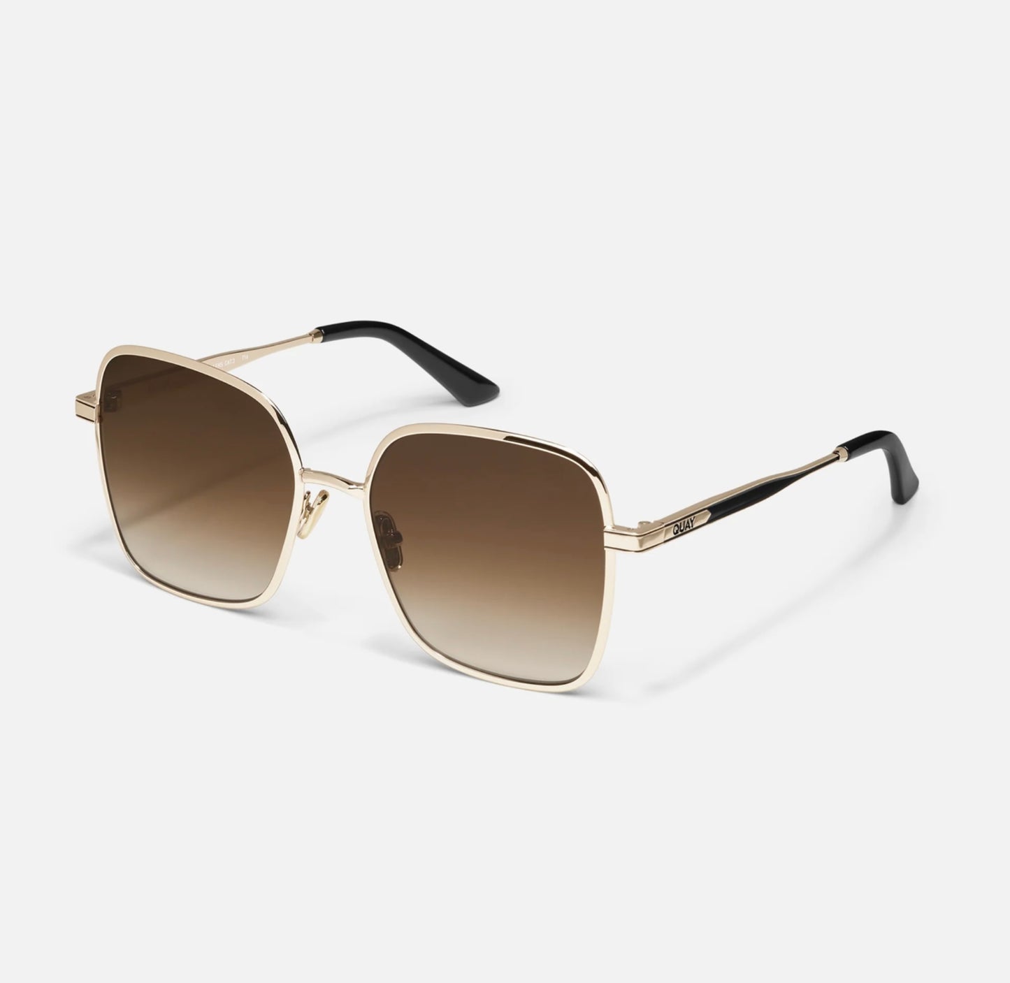Quay Australia 5th Ave Gold Sunglasses