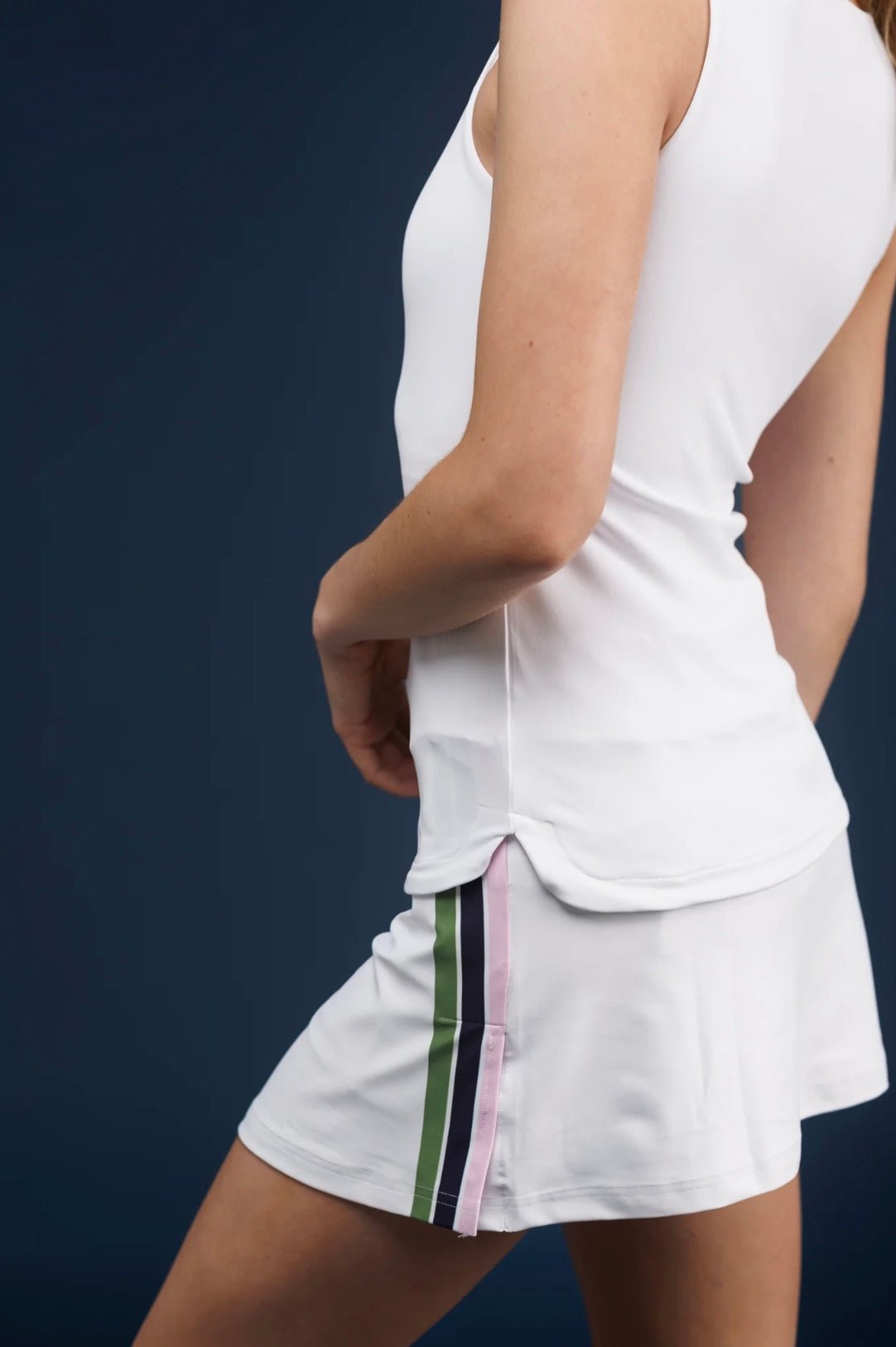Smith & Quinn Fletcher Skort - White, Green, Navy, and Orchid