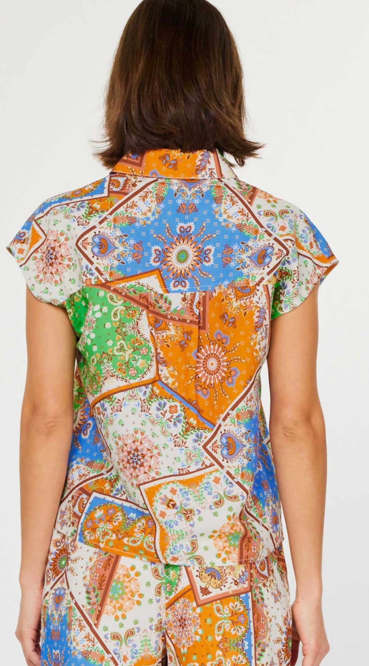 Current Air Cap Sleeve Blouse