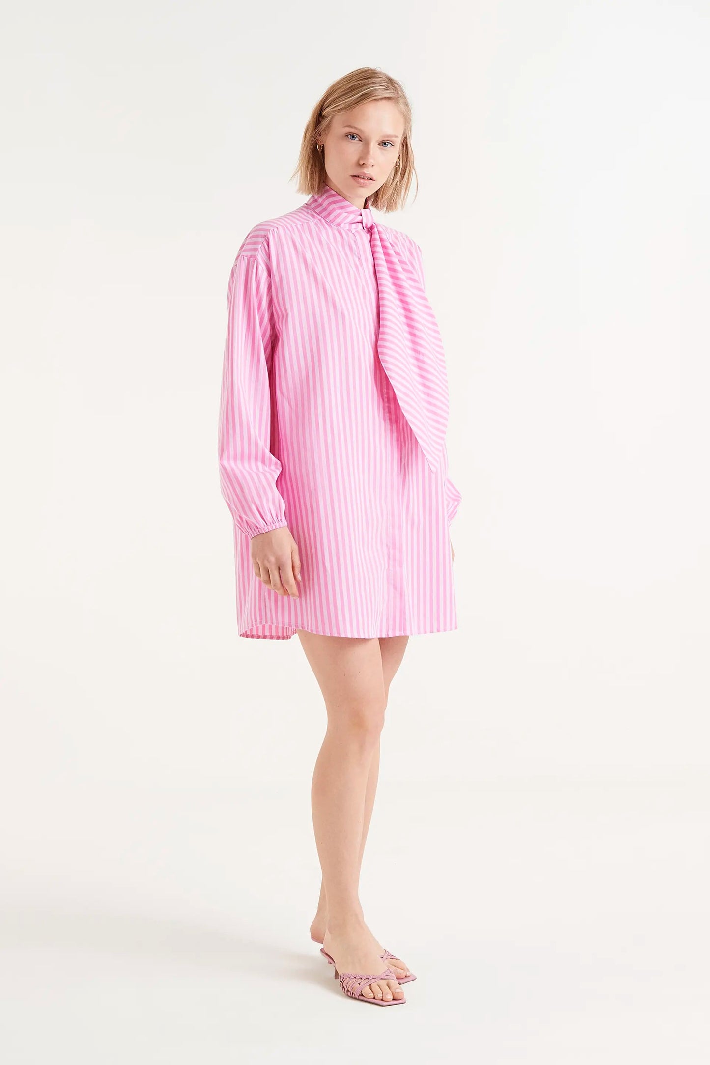 Compania Fantastica Pink Stripe Shirt