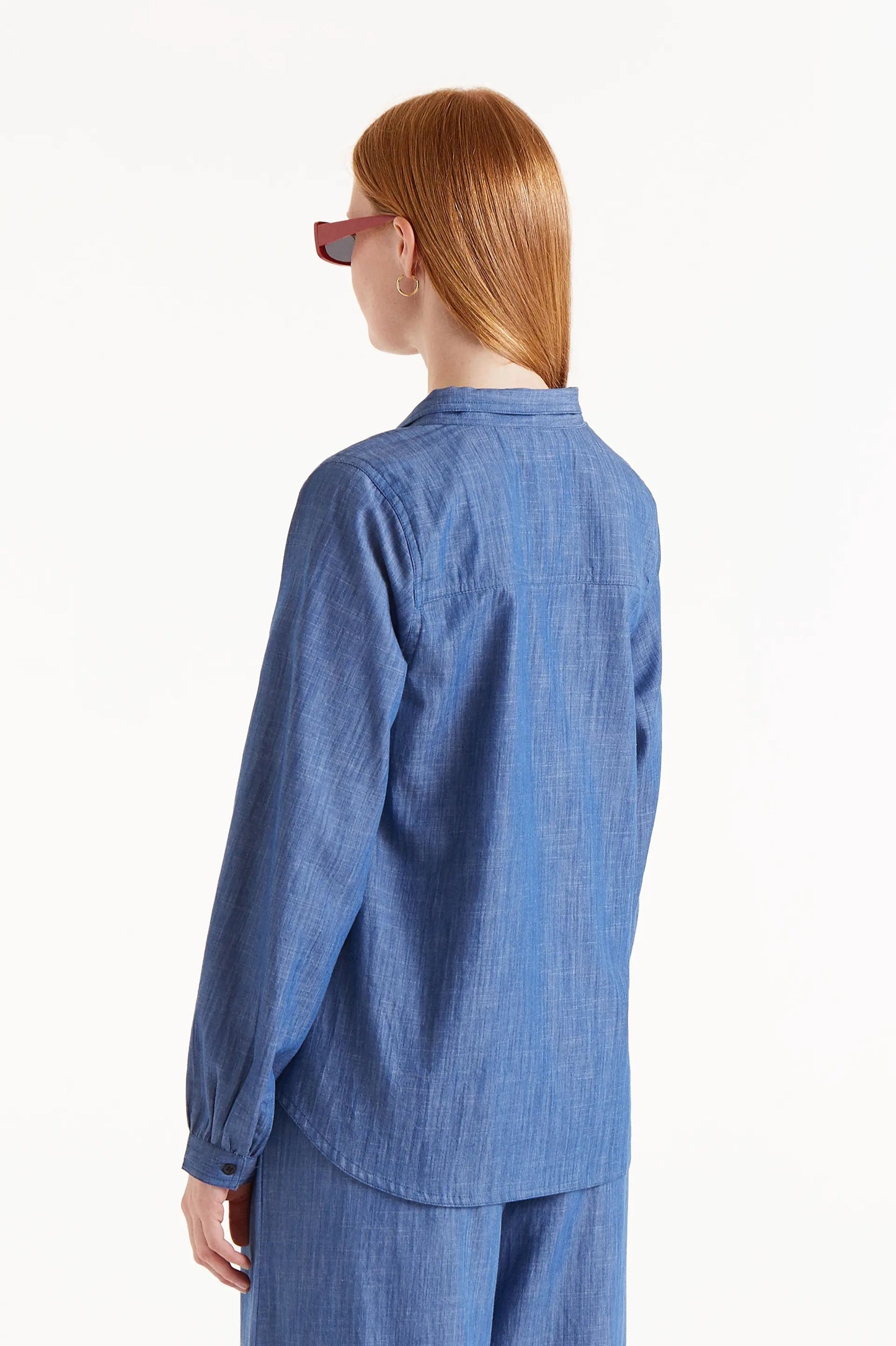 Compania Fantastica Long Sleeve Denim Shirt