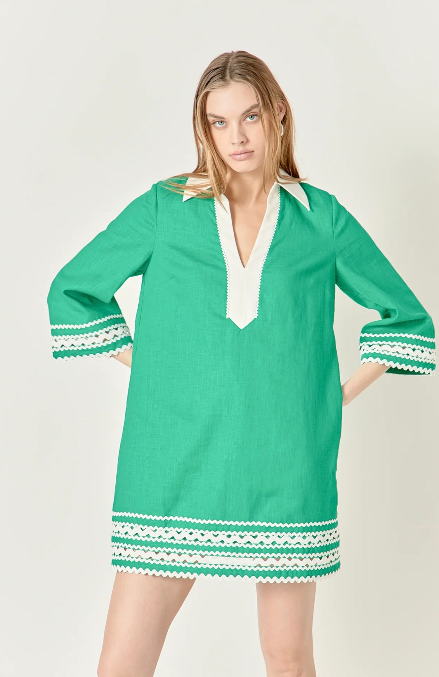 English Factory Ric Rac Dress