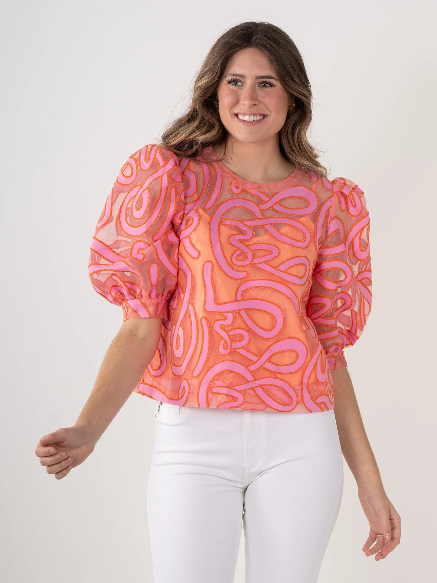 Emily McCarthy Coral Bella Top