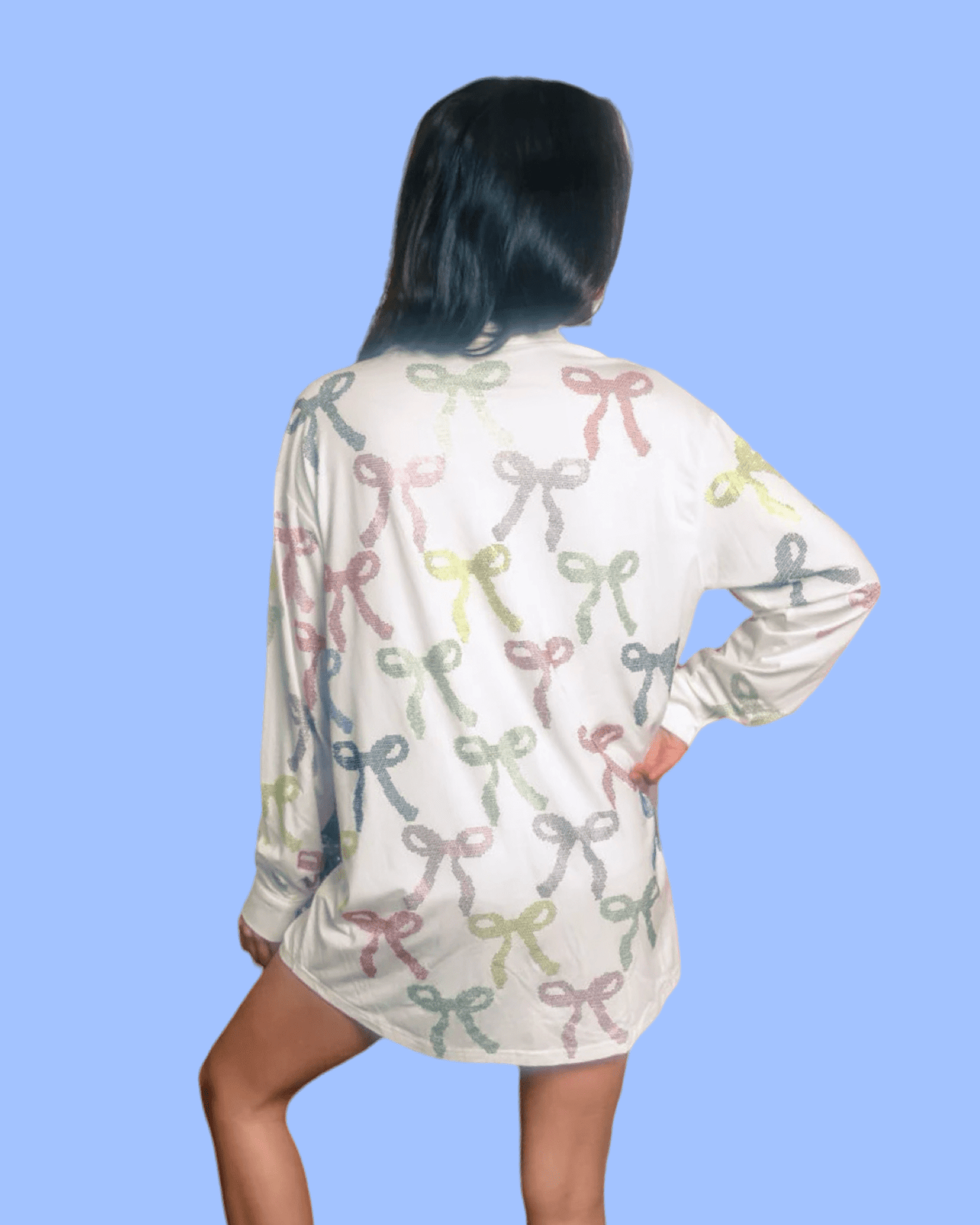 Queen of Sparkles Multi Bow Night Shirt