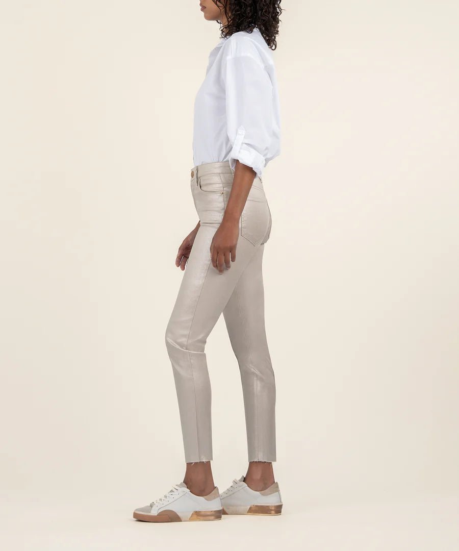 KUT Charlize Rose Gold Jeans