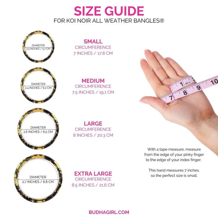 BuDhaGirl KOI Noir All Weather Bangles