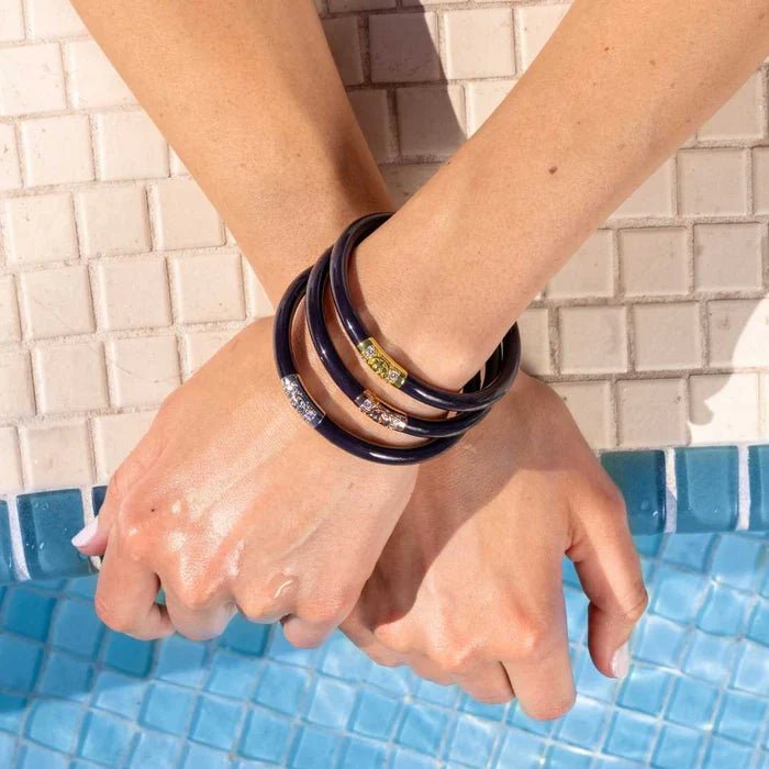 BuDhaGirl Navy Three Kings Bangles