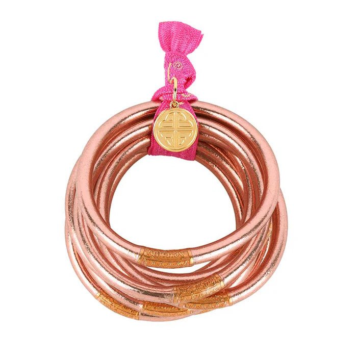 BuDhaGirl Rose Gold Bangles Set of 9